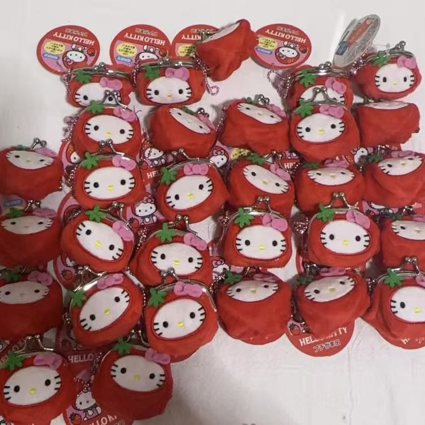 福岡限定 kitty草莓口金包